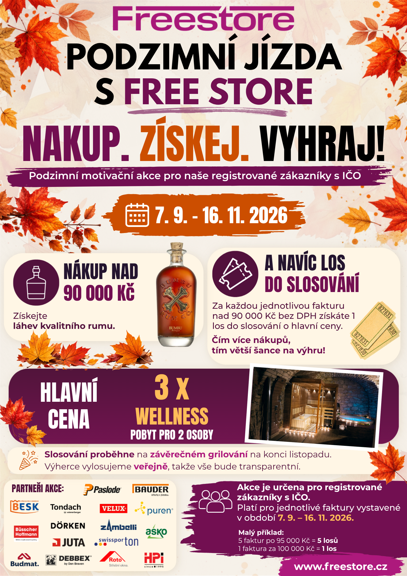 Podzimní jízda s Free Store